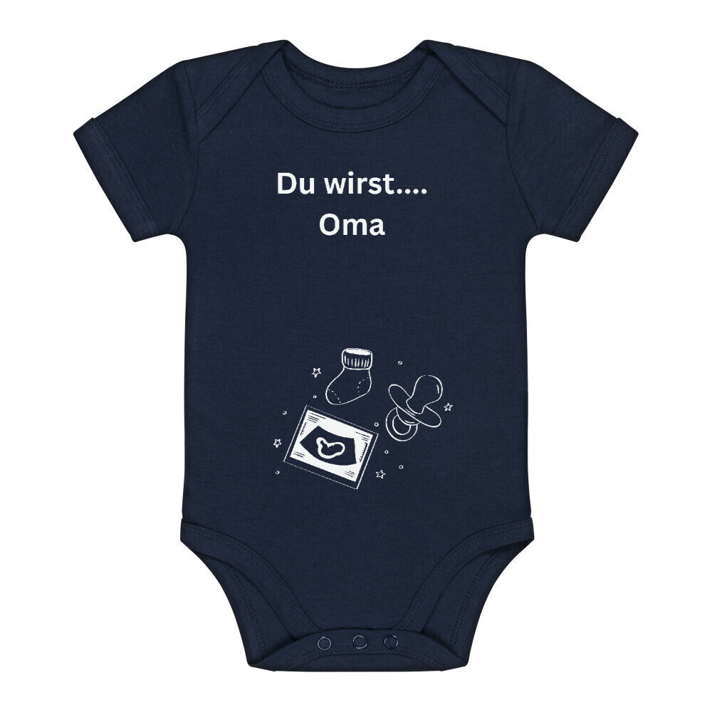 Babybody-french-navy-du-wirst-Oma-Schwangerschaftsverkündung-Überraschung