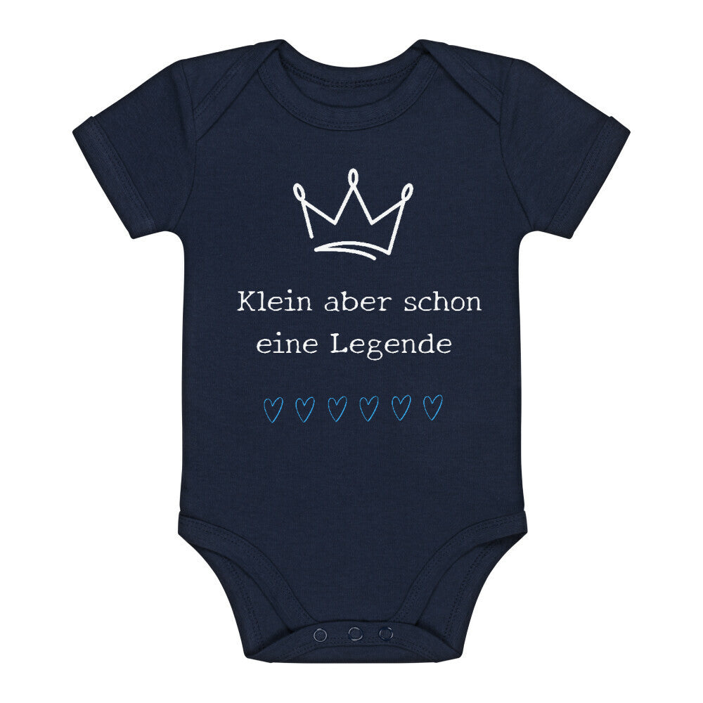 Babybody-french-navy-Klein-aber-schon-eine-Legende-witzig