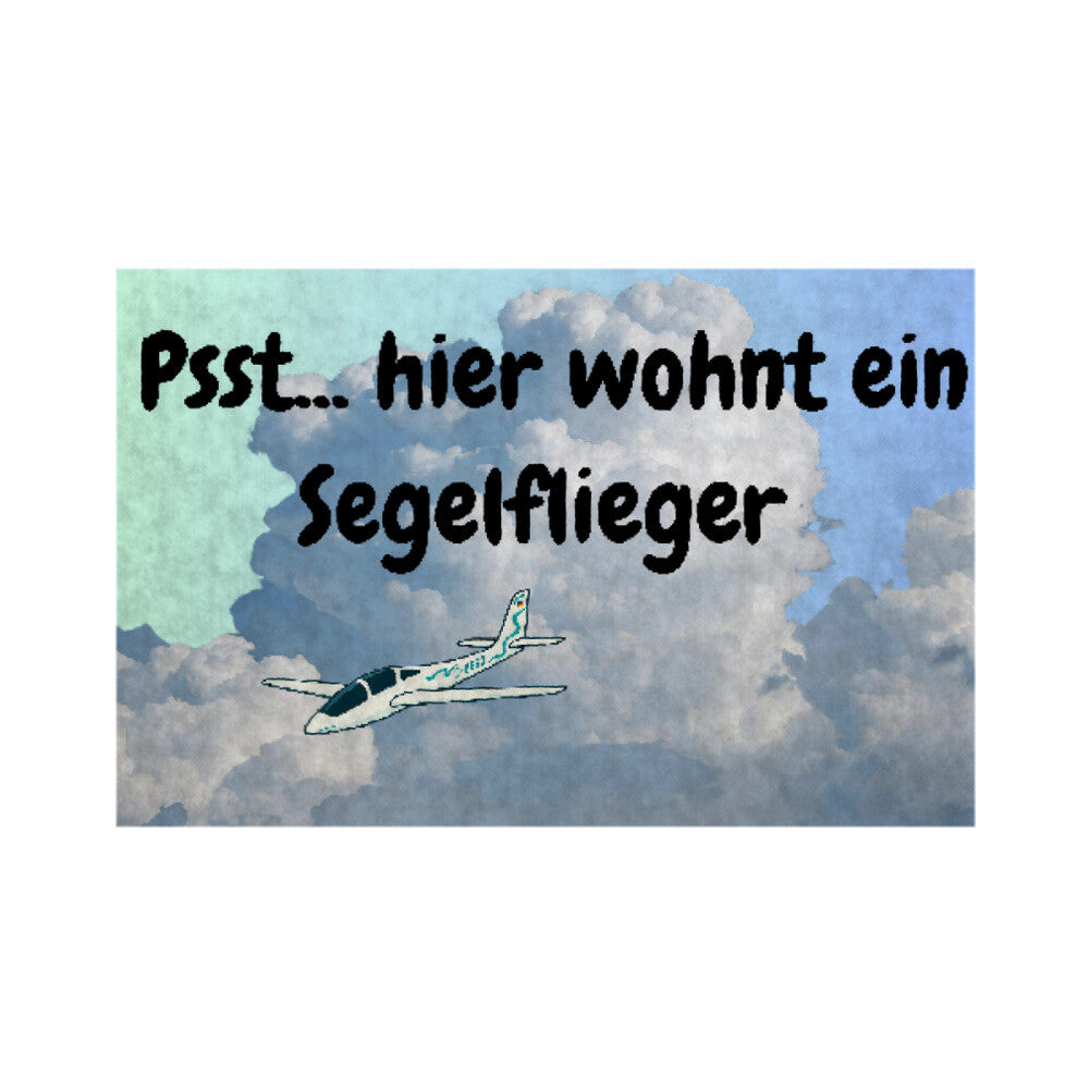 Segelflieger Hobby Fußmatte einzigartig