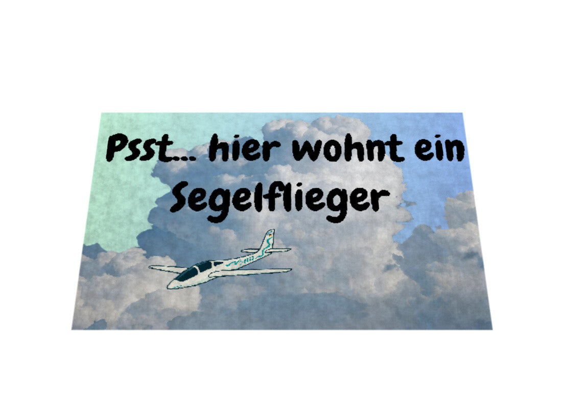 Segelflieger Hobby Fußmatte einzigartig