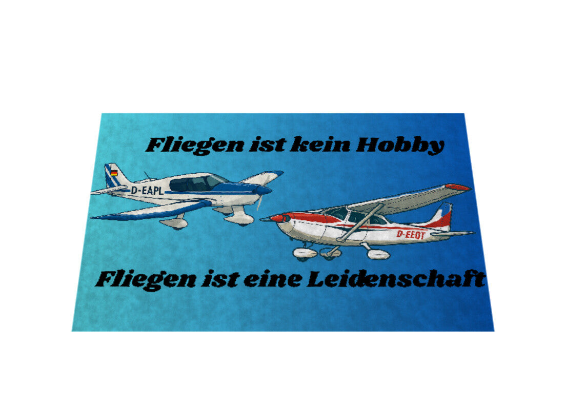 Fußmatte für Hobbyflieger lustig einzigartig ein Muss für jeden Flugzeug Liebhaber
