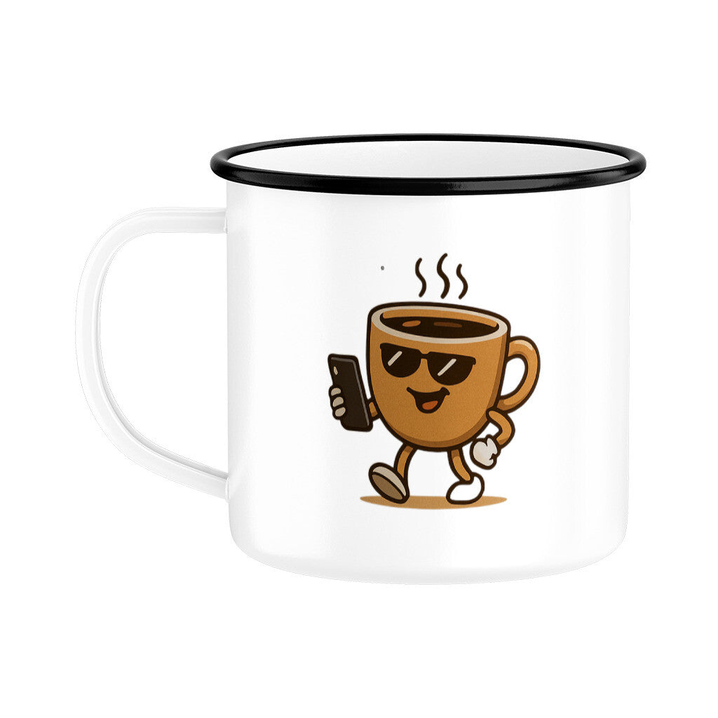 Emaille-Tasse-Mein-Kaffee-ghostet-mich-nie-witzig-Farbe-schwarz-einzigartig