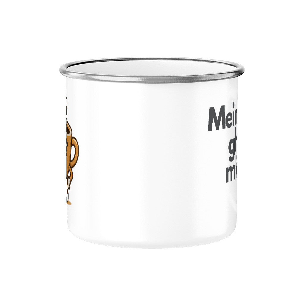 Emaille-Tasse-Mein-Kaffee-ghostet-mich-nie-witzig-Farbe-silber-einzigartig