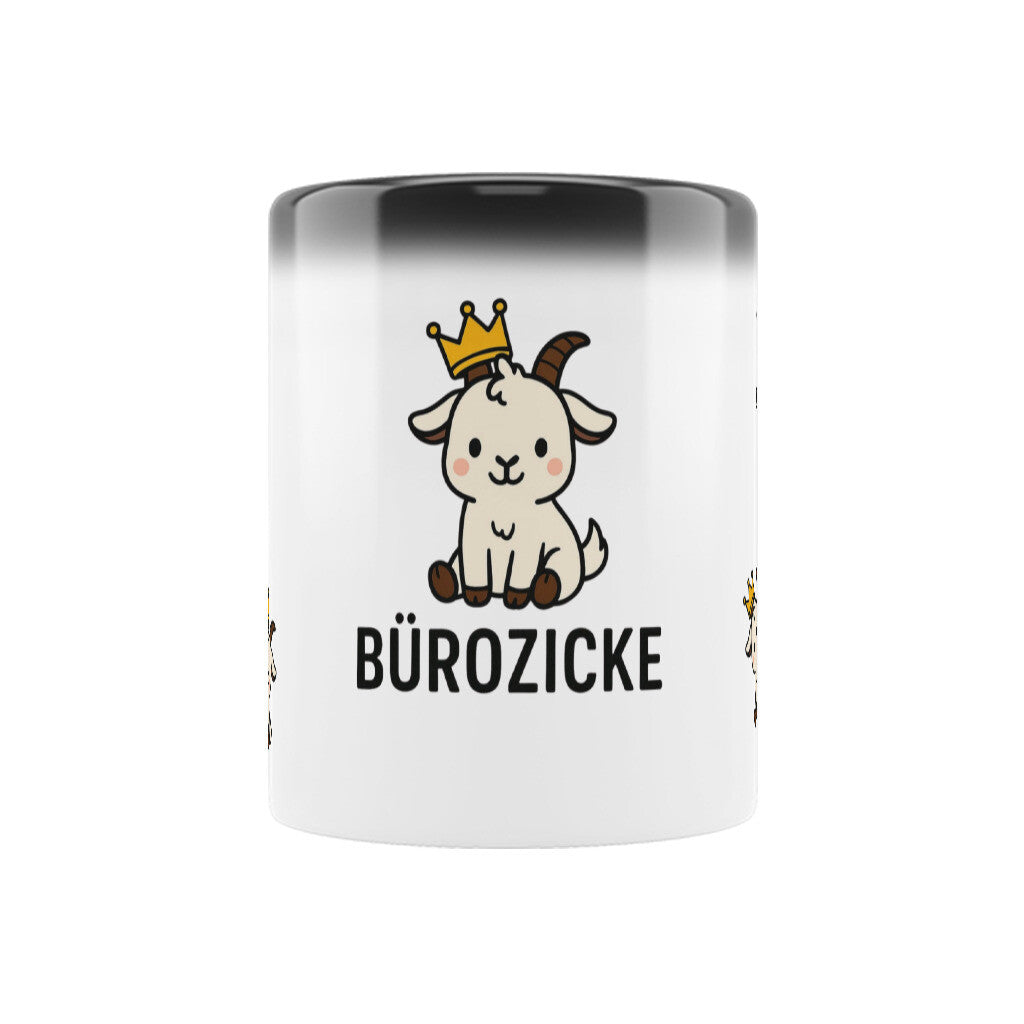 Zauber Tasse wenn kalt dann schwarz wenn heiß dann weiß Buerozicke der Klassiker mit einzigartigem Motiv 